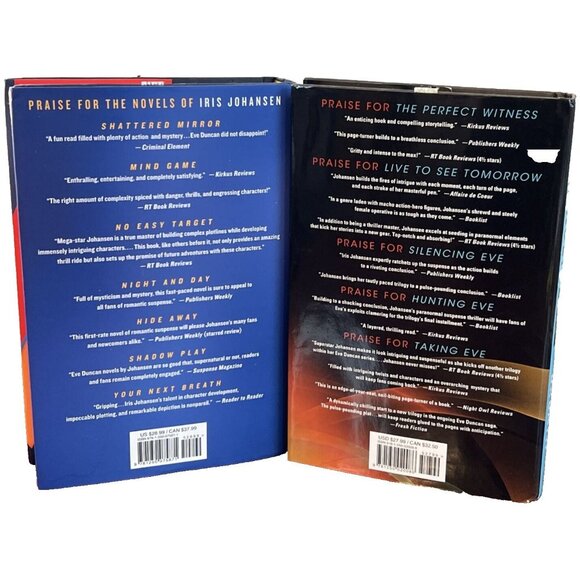 IRIS JOHANSEN Catherine Lin Series Lot Of 2 Hardcover 1st Edition Books - Picture 3 of 11